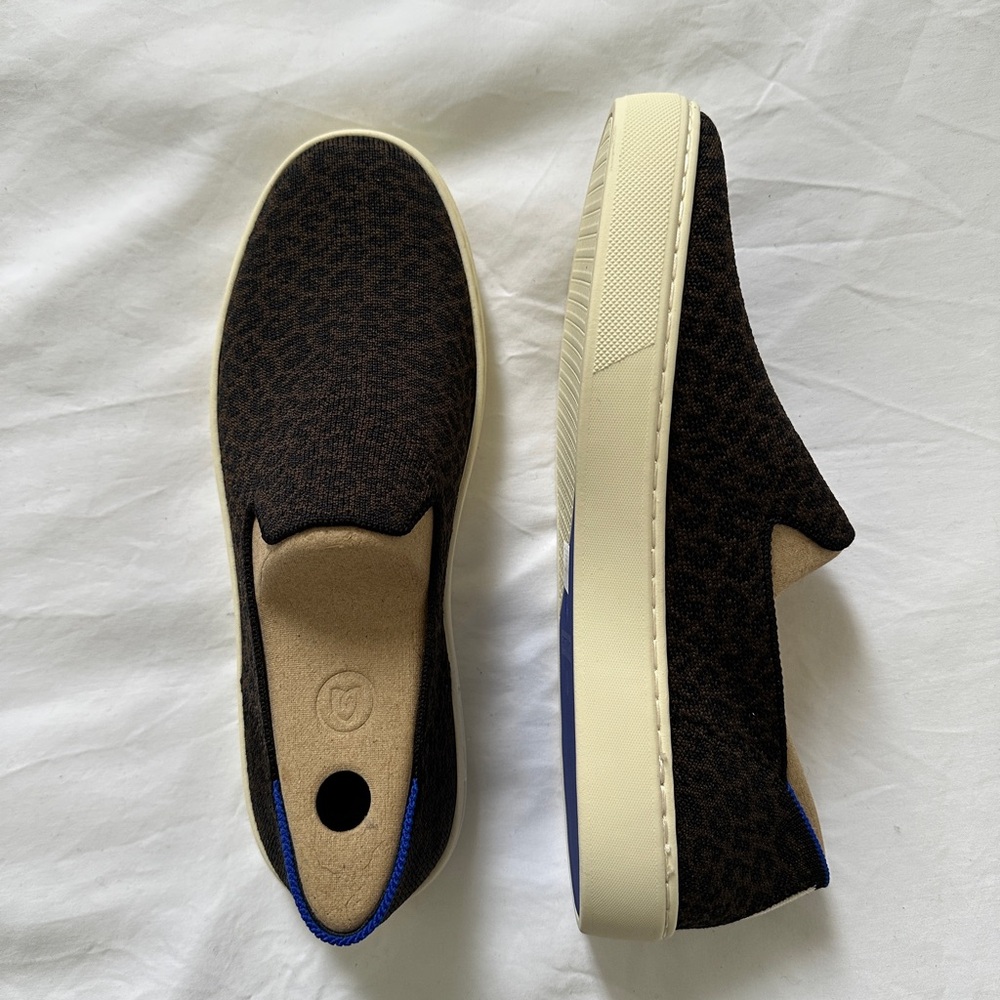 NWT Rothy’s Slip On Sneaker in leopard print